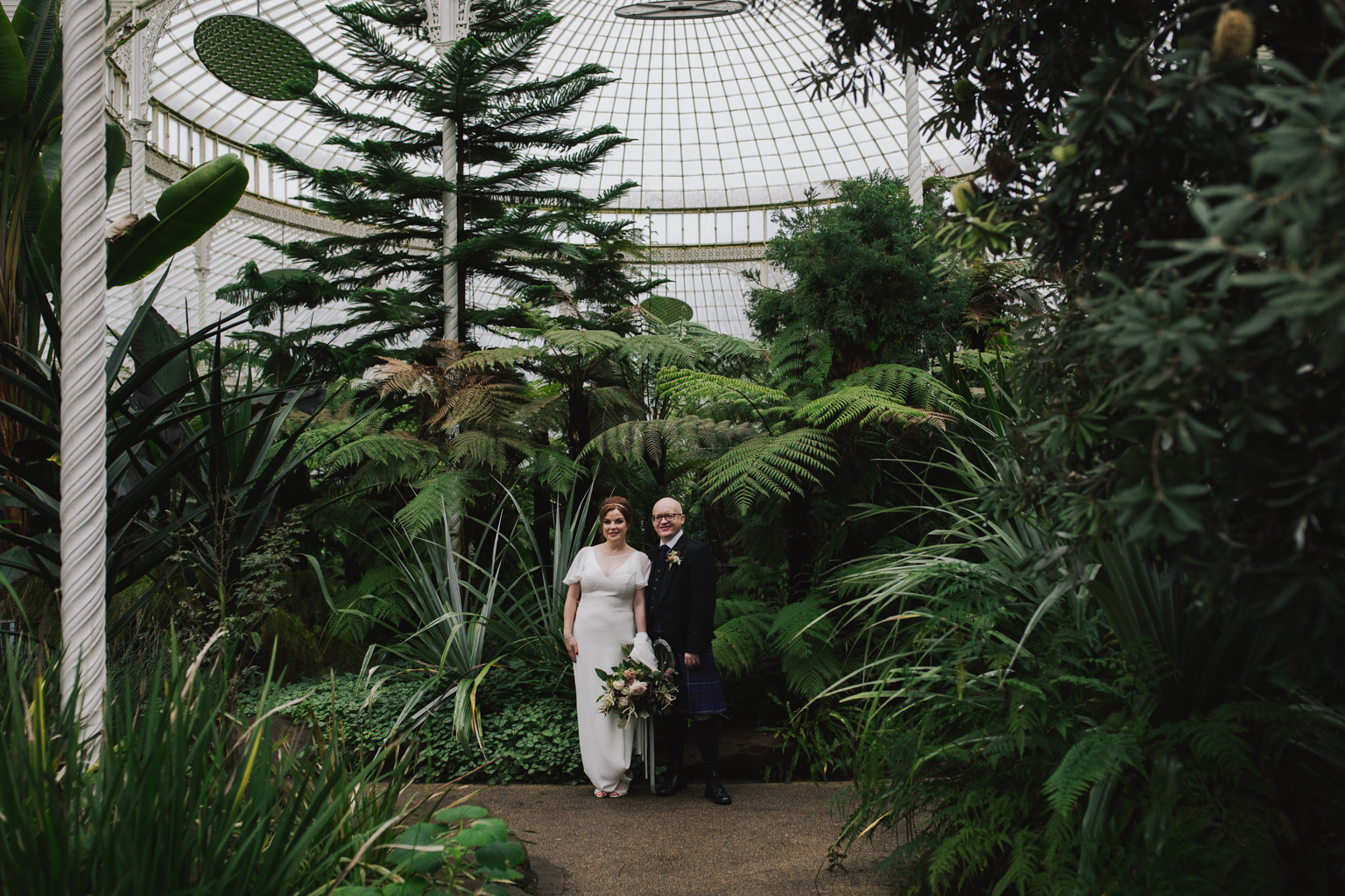 Glasgow Botanic Gardens Wedding Photography